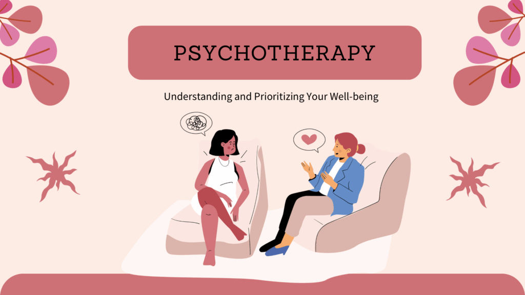 Pink and Red Illustrated Simple Mental Health Education Presentation